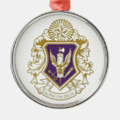 Alpha Phi Delta kerstversiering Metalen Ornament (Voorkant)