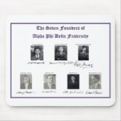 Alpha Phi Delta Mousepad Muismat (Voorkant)