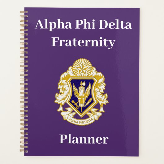 Alpha Phi Delta Planner (Voorkant)