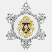 Alpha Phi Delta Snowflake Ornament (Voorkant)