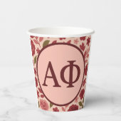 Alpha Phi Papieren Bekers (Achterkant)