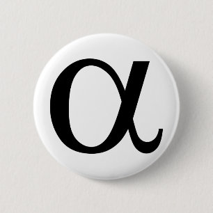 alpha-pictogram a ronde button 5,7 cm