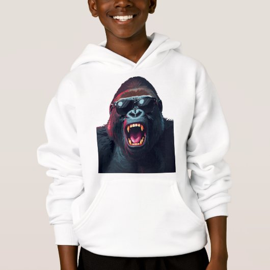 Alpha Rage – Brullende Gorilla met Zonnebril (Voorkant)