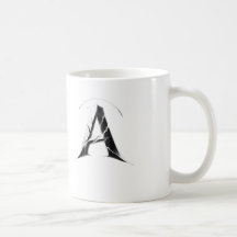 Alpha Shadow A – Donkere Letter A-beker