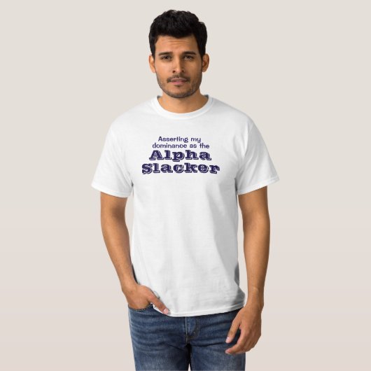 Alpha Slacker T-shirt (Voorkant volledig)