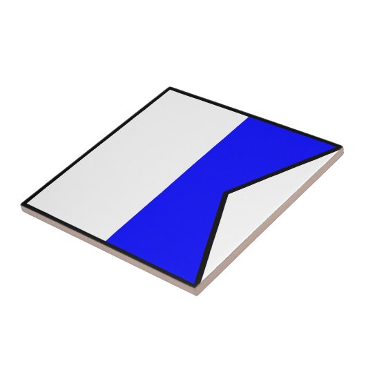 Alpha Tegeltje (Zijkant)