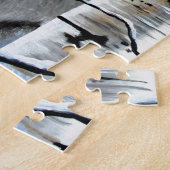 Alpha Timber Wolf Populierbomen Legpuzzel (Zijkant)