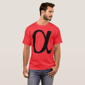 alpha vintage t-shirt (Voorkant volledig)