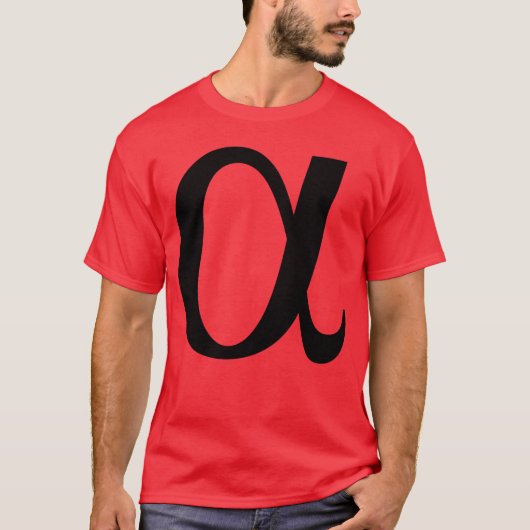 alpha vintage t-shirt (Voorkant)