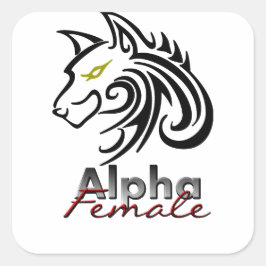 Alpha Vrouw Stickers