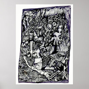 Alpha Warrior, door Brian Benson Poster