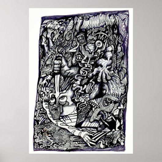 Alpha Warrior, door Brian Benson Poster (Voorkant)