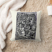 Alpha Warrior, van Brian Benson, Ink tekening Kussen (Deken)