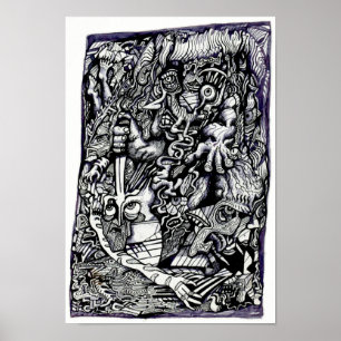 Alpha Warrior, van Brian Benson Poster