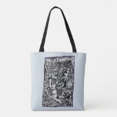 Alpha Warrior, van Brian Benson Tote Bag (Achterkant)