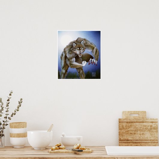 Alpha Werewolf Poster (Keuken)
