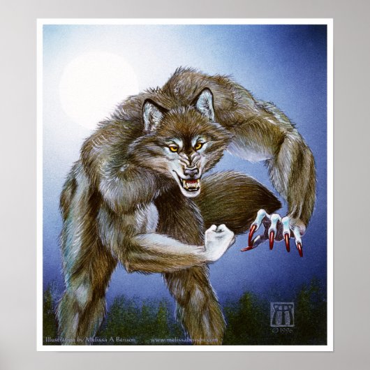 Alpha Werewolf Poster (Voorkant)