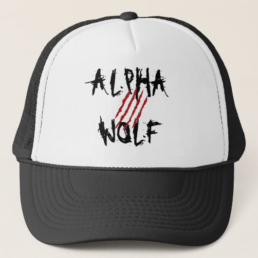 Alpha Wolf Claw Trucker Hat Pet (Voorkant)