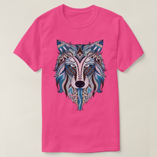 Alpha Wolf Ethnic Wolf T-shirt (Design voorkant)