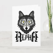 Alpha Wolf Kaart (Voorkant)