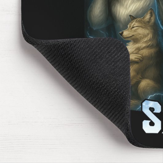 Alpha Wolf Loading 67 Percent Savage Funny Wolves Muismat (Hoek)