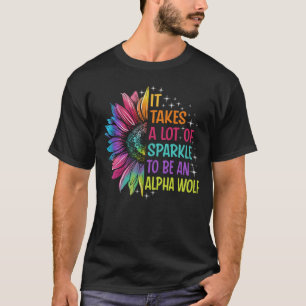 Alpha Wolf Sparkle T-shirt