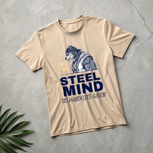 Alpha Wolf Stalen Geest Gym T-Shirt – Wilde Beest