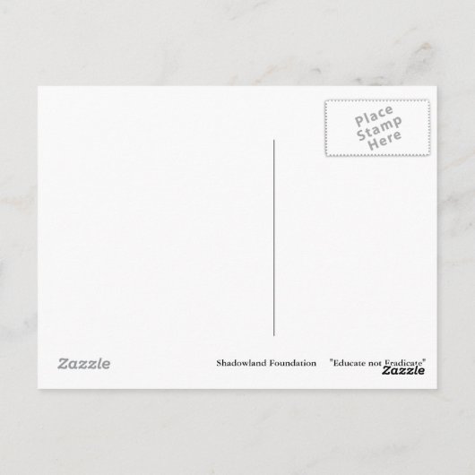 Alpha Wolves Herfst Briefkaarten (Achterkant)