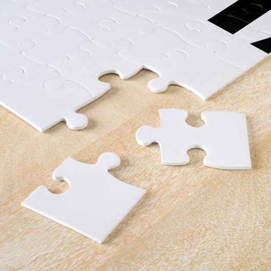 Alpha (ZWART) Legpuzzel (Zijkant)