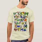Alphabestiary. T-shirt (Voorkant)