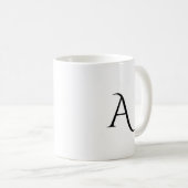 Alphabet A Coffee-Mok Koffiemok (Voorkant rechts)