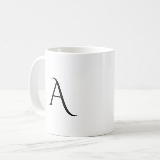 Alphabet A Coffee-Mok Koffiemok (Voorkant links)