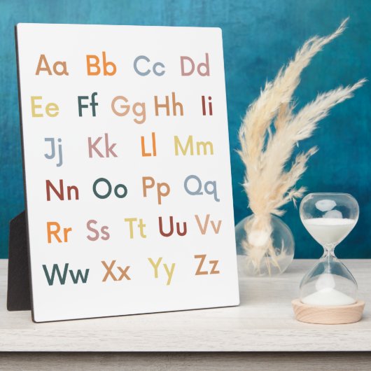 Alphabet ABC Classroom Decor Fotoplaat (Zijkant)