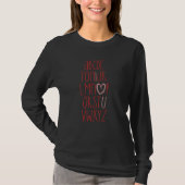 ALPHABET ABC I LOVE YOU Valentines Day Teacher Hea T-shirt (Voorkant)