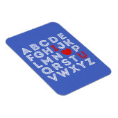 Alphabet ABC Ik hou van je Magneet (Rechterzijde)