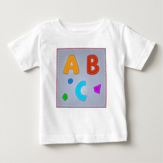 Alphabet ABC Vector Stitches Red Blue Paars Orang (Voorkant)