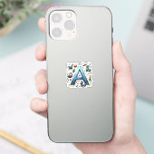 Alphabet Adventure 'A' Sticker. Sticker (Telefoon)