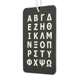Alphabet Air Freshener Luchtverfrisser