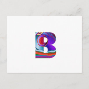Alphabet ALPHA BBB Briefkaart