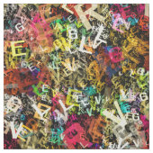 Alphabet Art 1 Custom Fabric Stof (Swatch)