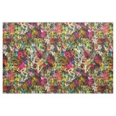 Alphabet Art 1 Custom Fabric Stof (Fat Quarter)