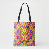 Alphabet B mandala Tote Bag (Voorkant)