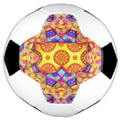 Alphabet B mandala Voetbal (Gedraaid)