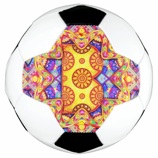 Alphabet B mandala Voetbal (Voorkant)