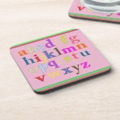 Alphabet Beverage Coaster Bier Onderzetter (Linkerzijde)