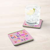 Alphabet Beverage Coaster Bier Onderzetter (Rechterzijde)