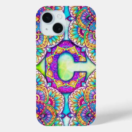 Alphabet C mandala Case-Mate iPhone Case (Achterkant)