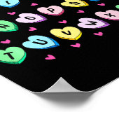 Alphabet Candy Heart Love Valentines Day Teacher Poster (Hoek)