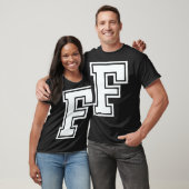 Alphabet capital letter F matching family group ha T-shirt (Unisex)