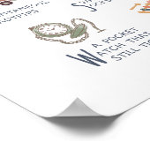 Alphabet Chart Dingen om dankbaar voor te zijn Poster (Hoek)